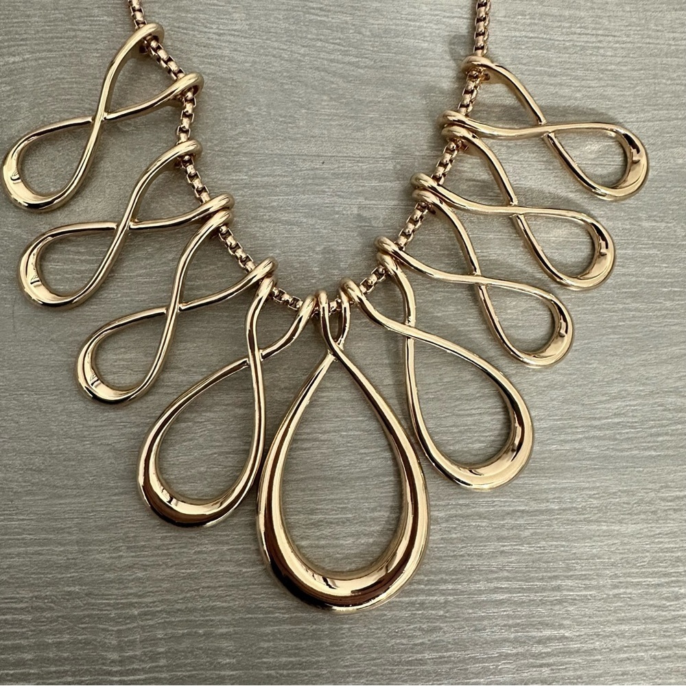 Erica Lyons Gold Loop Necklace